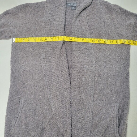 Barefoot Dreams Women's Size XS-Sm CozyChic Lite Circle Cardi in Charcoal Gray - Picture 6 of 13